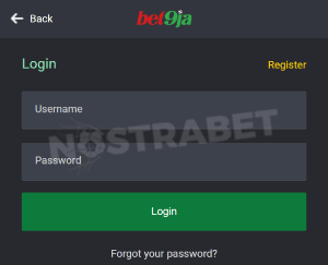 bet9ja login