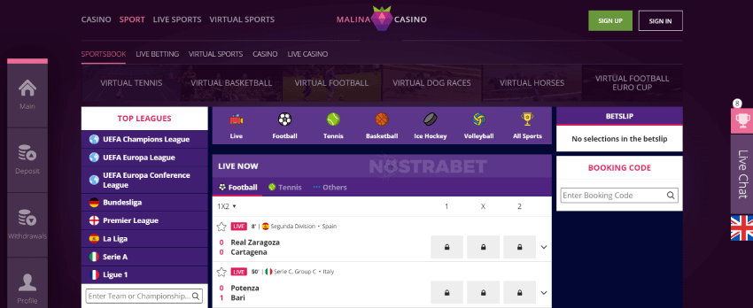 Malina Casino Sports