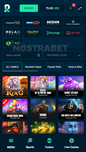 Rolletto Casino Games