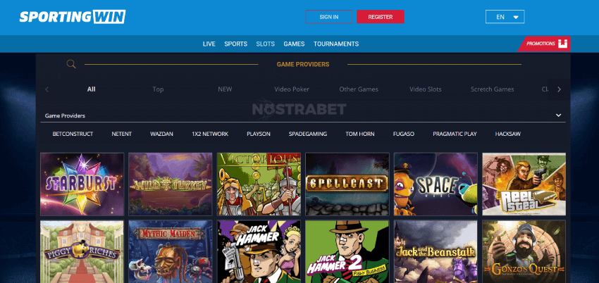 Sportingwin Casino Games